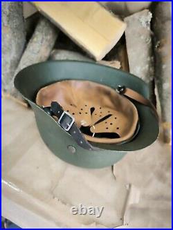 WW2 M42 German Helmet WWII M 42. Combat helmet size 66