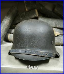 WW2 M42 German Helmet WWII M 42. Combat helmet size 66