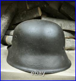 WW2 M42 German Helmet WWII M 42. Combat helmet size 66