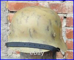 WW2 M42 German Helmet WWII M 42. Combat helmet size 68 max size