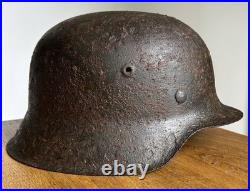 WW2 M42 LW Named Steel German Helmet