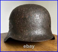 WW2 M42 LW Named Steel German Helmet
