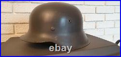 WW2 M42 Original german helmet field grey