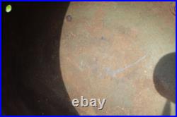 WW2 Normandy used by German Army Coastal Defnce WW1 Helmet with camouflage, stam