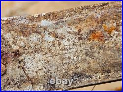 WW2 ORIGINAL GERMAN M35 ET66 WINTER CAMO BATTLEDAMAGED HELMET RELIC from KURLAND WW2 ORIGINAL GERMAN M35 ET66 WINTER CAMO BATTLEDAMAGED HELMET RELIC from KURLAND
