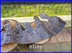 WW2 Original German Helmet Leather From Kurland Battlefield