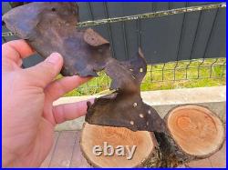 WW2 Original German Helmet Leather From Kurland Battlefield