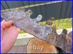 WW2 Original German Helmet Leather From Kurland Battlefield