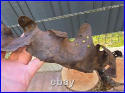 WW2 Original German Helmet Leather From Kurland Battlefield