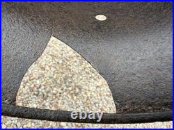 WW2 Original German Helmet M40 ET64 Shrapnel Damaged Battlefield Relic #182 WW2 Original German Helmet M40 ET64 Shrapnel Damaged Battlefield Relic #182