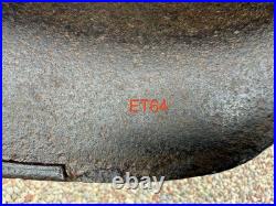 WW2 Original German Helmet M40 ET64 Shrapnel Damaged Battlefield Relic #182 WW2 Original German Helmet M40 ET64 Shrapnel Damaged Battlefield Relic #182
