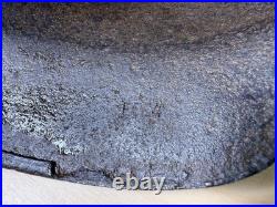 WW2 Original German Helmet M40 ET64 Shrapnel Damaged Battlefield Relic #182 WW2 Original German Helmet M40 ET64 Shrapnel Damaged Battlefield Relic #182