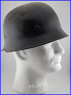 WW2 Original German M34 Helmet With Original Liner. Good Condition