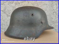 WW2 Original German M42 Helmet Size 68