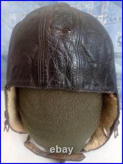 WW2. Original German Winter helmet of a Luftwaffe pilot from 1942. WWII. WW2
