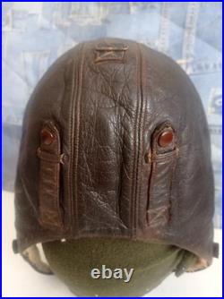 WW2. Original German Winter helmet of a Luftwaffe pilot from 1942. WWII. WW2