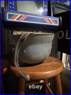 WW2 Original German duckbill M33 Police helmet Rare Military Leather History