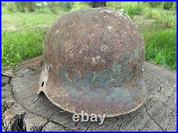 WW2 Original German helmet M35 68