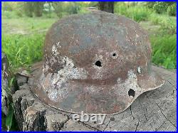 WW2 Original German helmet M35 68