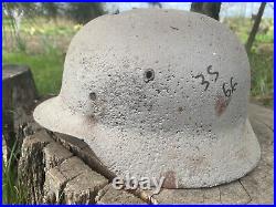 WW2 Original German helmet M35 size 66