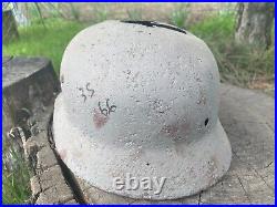 WW2 Original German helmet M35 size 66