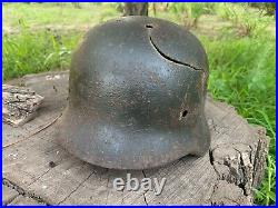 WW2 Original German helmet M40 62