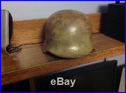 WW2 Original German helmet M40 Q64 Africa korps