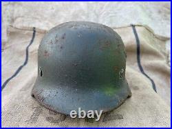 WW2 Original German helmet M40 Q66 DN535