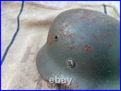 WW2 Original German helmet M40 Q66 DN535