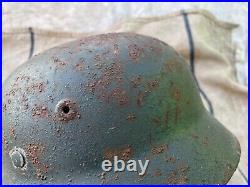 WW2 Original German helmet M40 Q66 DN535