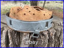 WW2 Original German helmet Steel liner DRP 1943 62/55