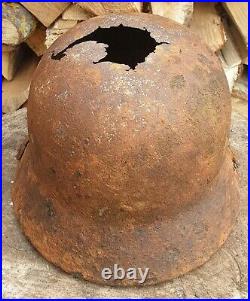 WW2 WW II German Wehrmacht Army Helmet? -40. Battlefield Relic