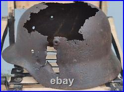 WW2 WW II German Wehrmacht Army Stahlhelm Helmet? 40. Battlefield Relic