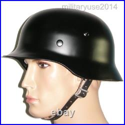 WW2 WWII German Army Elite M1935 M35 Steel Helmet M35 Helmet Black