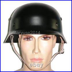 WW2 WWII German Army Elite M1935 M35 Steel Helmet M35 Helmet Black