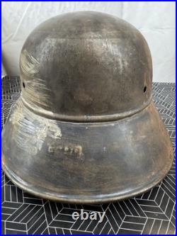 WW2 WWII German / Bulgarian M38 Gladiator Helmet Shell Only Paint And Rust