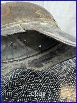 WW2 WWII German / Bulgarian M38 Gladiator Helmet Shell Only Paint And Rust