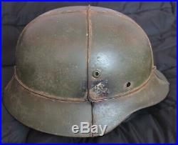 WW2 WWII German Helmet M35 SE66 Original, signs