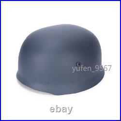 WW2 WWII German Paratrooper M38 Steel Helmet Leather Liner Field Helmets Grey