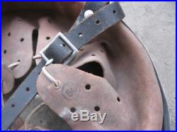WW2 WWII German Wehrmacht helmet liner with chin strap