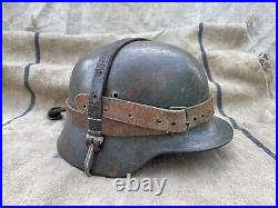 WW2 WWII German helmet Leather Carrier