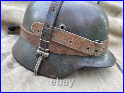 WW2 WWII German helmet Leather Carrier