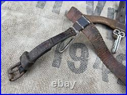 WW2 WWII German helmet Leather Carrier