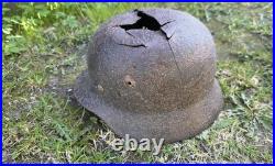 WW2 WWII Original German Helmet M35