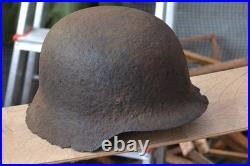 WW2 WWII Original German Helmet from the battlefield. Kurland