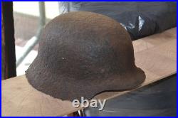 WW2 WWII Original German Helmet from the battlefield. Kurland