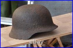 WW2 WWII Original German Helmet from the battlefield. Kurland
