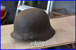 WW2 WWII Original German Helmet from the battlefield. Kurland