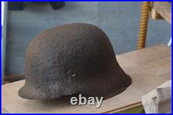 WW2 WWII Original German Helmet from the battlefield. Kurland