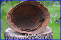 WW2 WWII Original German Helmet from the battlefield. Kurland